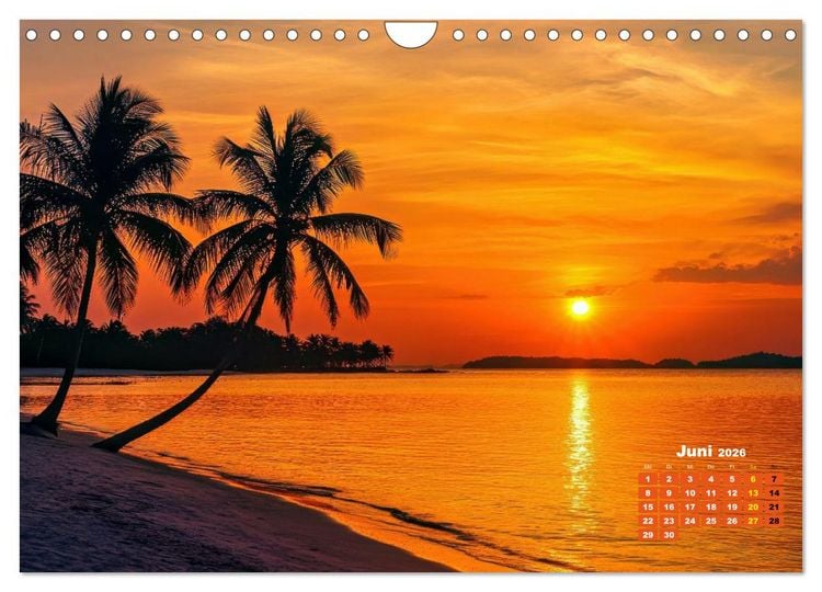 Produktbild: Die Welt in Orange (Wandkalender 2026 DIN A4 quer), CALVENDO Monatskalender