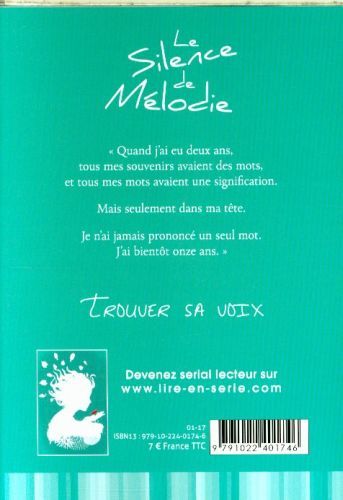 Produktbild: Le silence de M&eacute;lodie