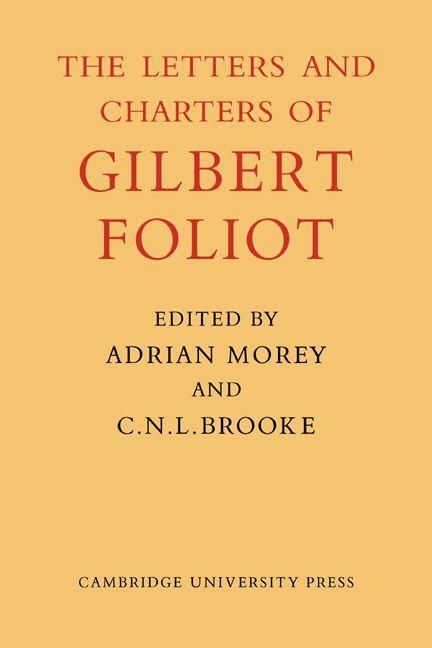 Produktbild: Gilbert Foliot and His Letters