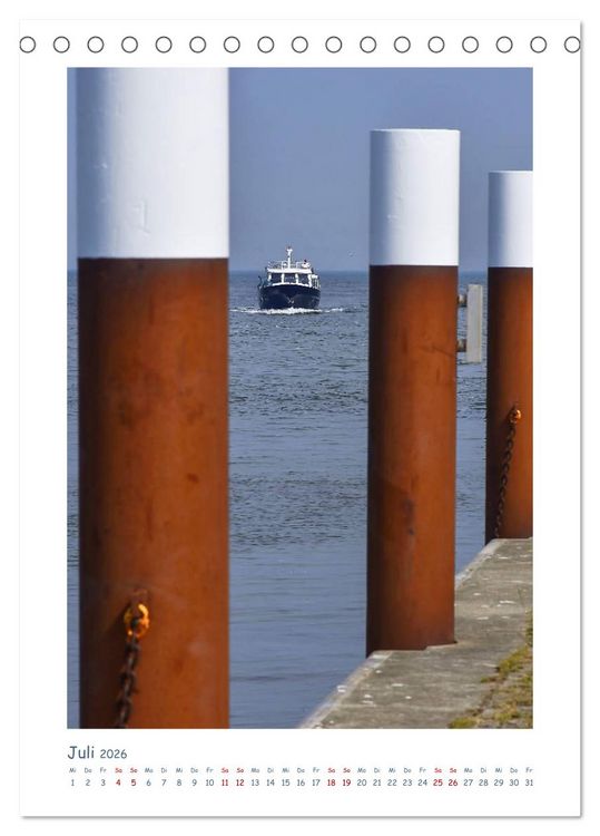 Produktbild: Texel - Momente die verzaubern (Tischkalender 2026 DIN A5 hoch), CALVENDO Monatskalender