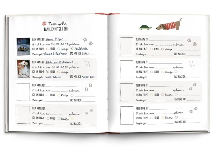 Produktbild: Meine Familie in einem Buch
