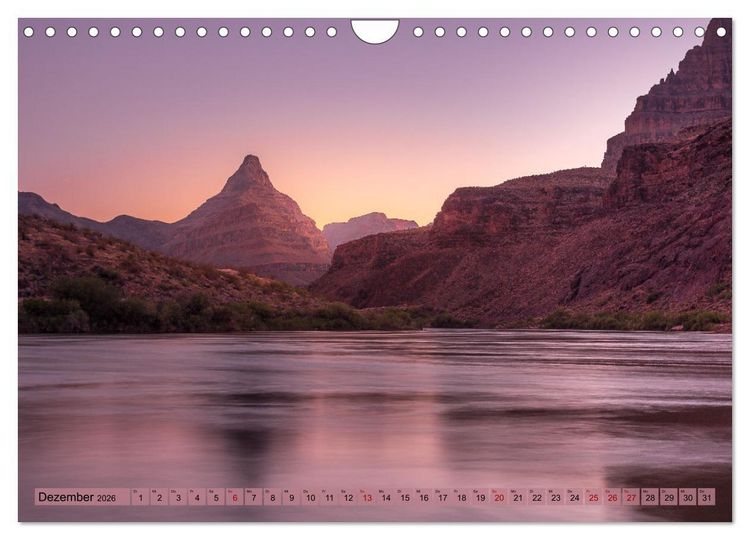 Produktbild: Colorado River Rafting im Grand Canyon (Wandkalender 2026 DIN A4 quer), CALVENDO Monatskalender