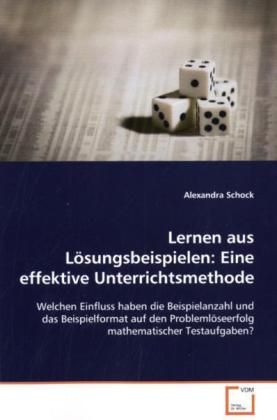 Produktbild: Schock, A: Lernen aus L&ouml;sungsbeispielen: Eine effektive Unte