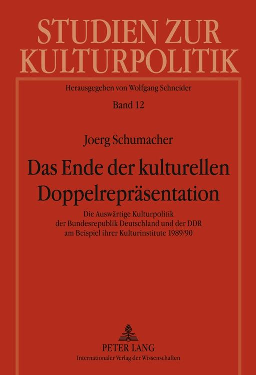 Produktbild: Das Ende der kulturellen Doppelrepr&auml;sentation