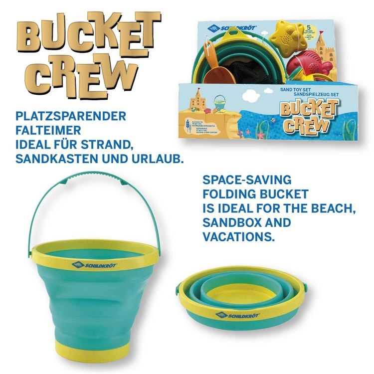 Produktbild: Schildkr&ouml;t 970243 - Sandspielzeug-Set Bucket Crew, 5-teilig