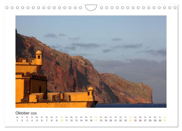 Produktbild: Madeira (Wandkalender 2026 DIN A4 quer), CALVENDO Monatskalender