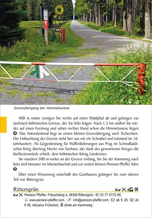 Produktbild: Kammweg Erzgebirge-Vogtland von Blankenstein nach Geising