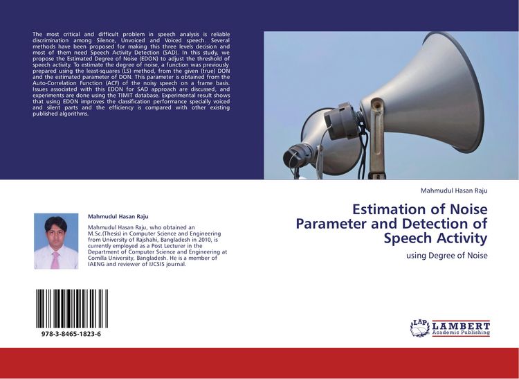Produktbild: Estimation of Noise Parameter and Detection of Speech Activity