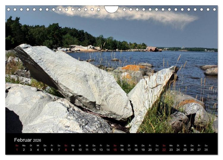 Produktbild: S&uuml;dschwedens Sch&auml;renk&uuml;ste (Wandkalender 2026 DIN A4 quer), CALVENDO Monatskalender