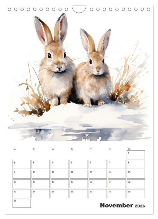 Produktbild: Unsere Tiere des Waldes (Wandkalender 2026 DIN A4 hoch), CALVENDO Monatskalender