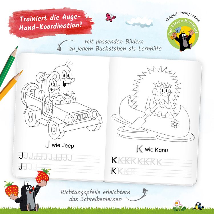 Produktbild: Tr&ouml;tsch Der kleine Maulwurf Malbuch ABC-Malbuch