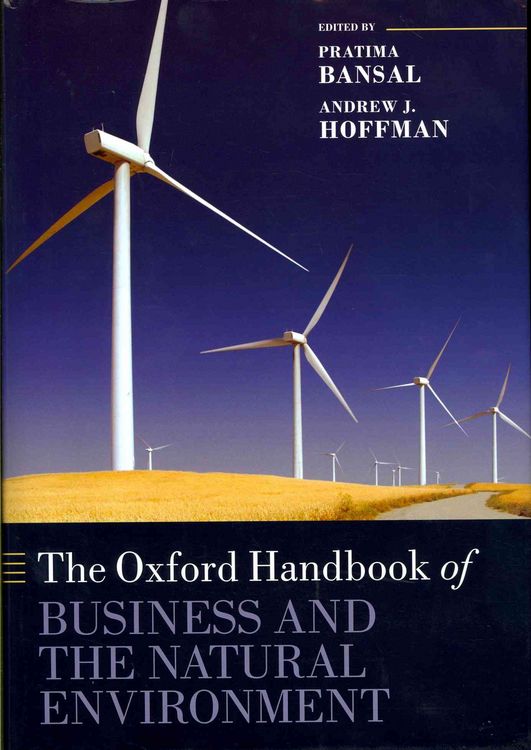 Produktbild: The Oxford Handbook of Business and the Natural Environment