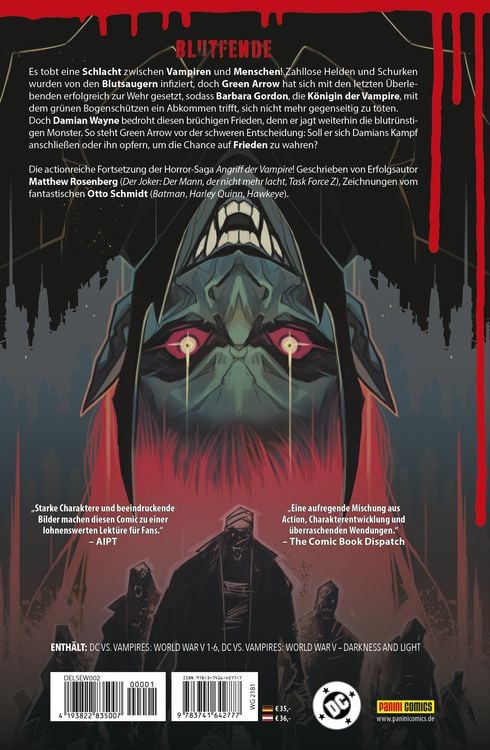 Produktbild: DC-Horror: Der Vampirkrieg
