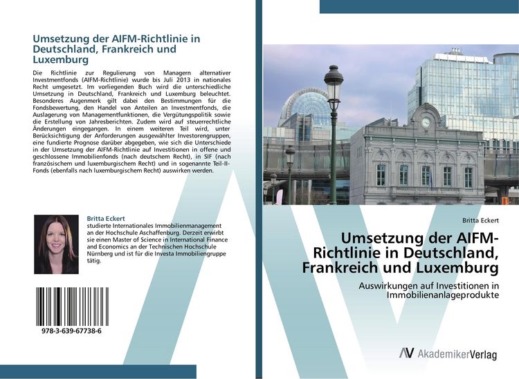 Produktbild: Umsetzung der AIFM-Richtlinie in Deutschland, Frankreich und Luxemburg