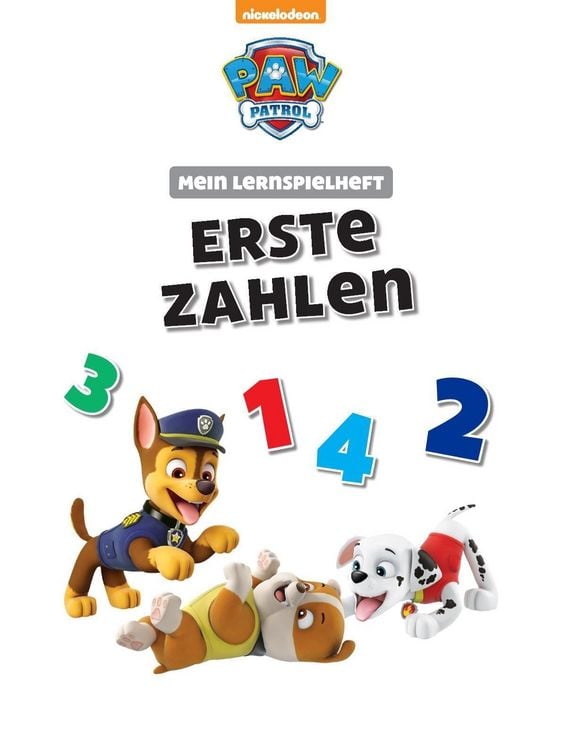Produktbild: PAW Patro Mein Lernspielheft l Erste Zahlen