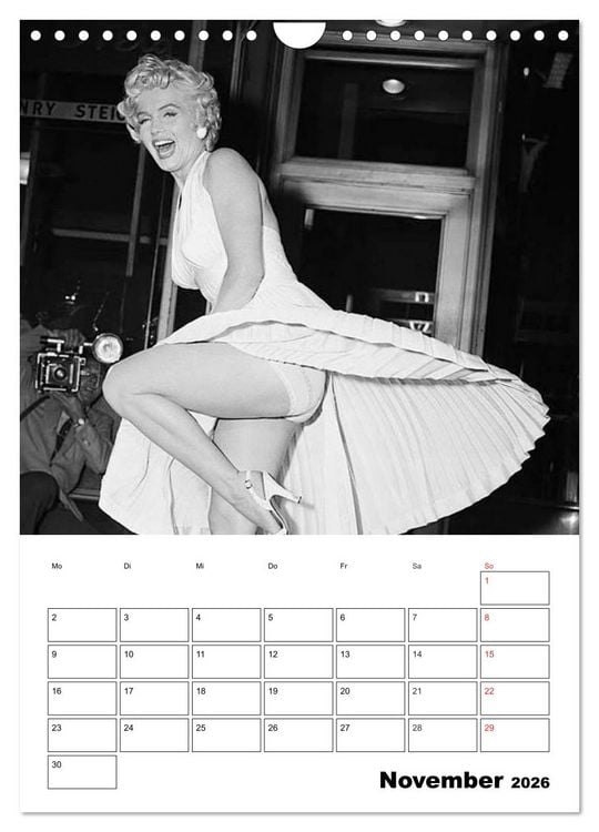 Produktbild: Marilyn Monroe. Weltstar und Sexsymbol (Wandkalender 2026 DIN A4 hoch), CALVENDO Monatskalender