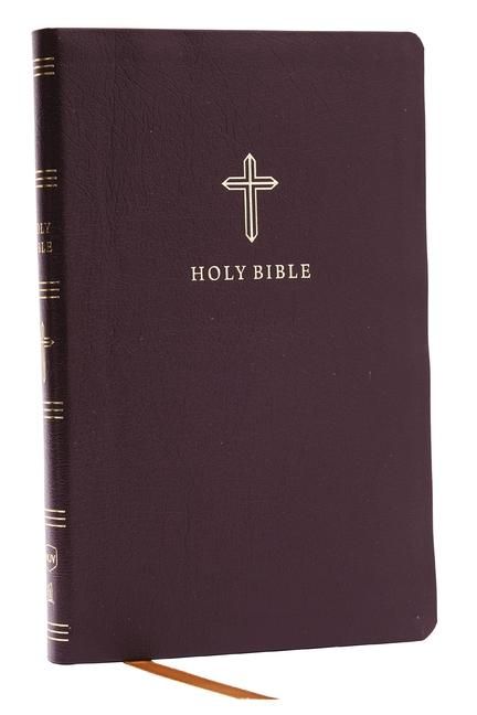 Produktbild: NKJV Holy Bible, Ultra Thinline, Burgundy Bonded Leather, Red Letter, Comfort Print