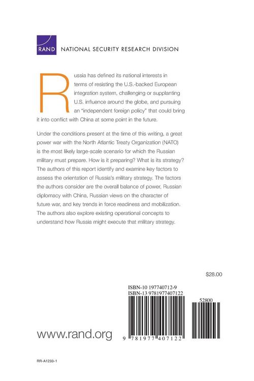 Produktbild: Russian Military Strategy
