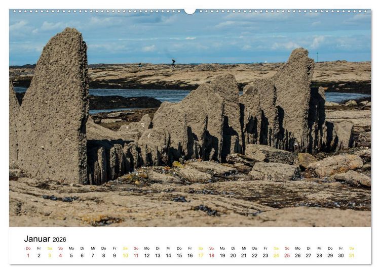 Produktbild: Vend&eacute;e Aus dem Meer steigender Himmel Frankreichs (Wandkalender 2026 DIN A2 quer), CALVENDO Monatskalender