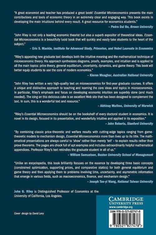 Produktbild: Essential Microeconomics