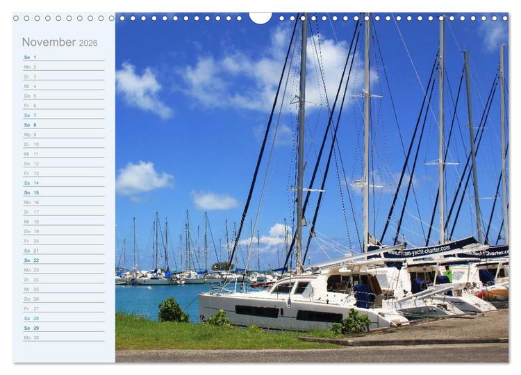 Produktbild: Katamaran-Tour (Wandkalender 2026 DIN A3 quer), CALVENDO Monatskalender