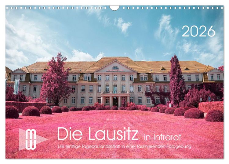 Produktbild: Die Lausitz im faszinierenden Infrarotlicht (Wandkalender 2026 DIN A3 quer), CALVENDO Monatskalender