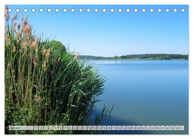 Produktbild: Erholung am See - Die sch&ouml;nsten Seen in Deutschland (Tischkalender 2027 DIN A5 quer), CALVENDO Monatskalender