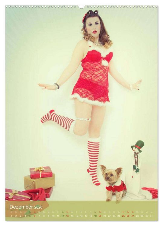 Produktbild: PinUp Girls 50er Jahre (hochwertiger Premium Wandkalender 2026 DIN A2 hoch), Kunstdruck in Hochglanz