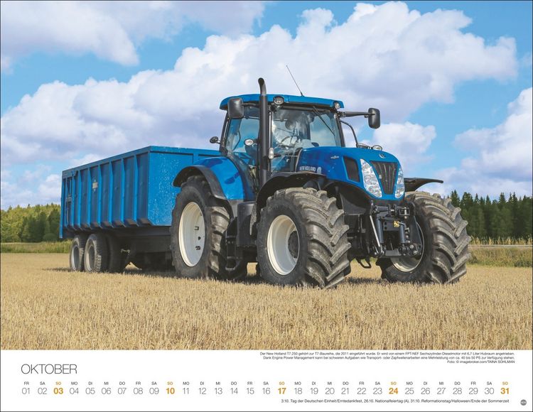 Produktbild: Starke Traktoren Posterkalender 2027