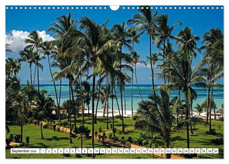 Produktbild: Die Gew&uuml;rzinsel Sansibar (Wandkalender 2026 DIN A3 quer), CALVENDO Monatskalender