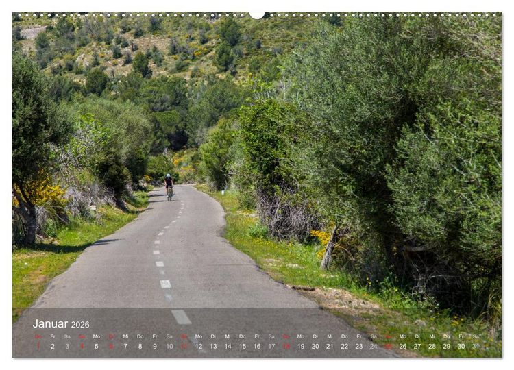 Produktbild: Mit dem Rennrad auf Mallorca (Wandkalender 2026 DIN A2 quer), CALVENDO Monatskalender