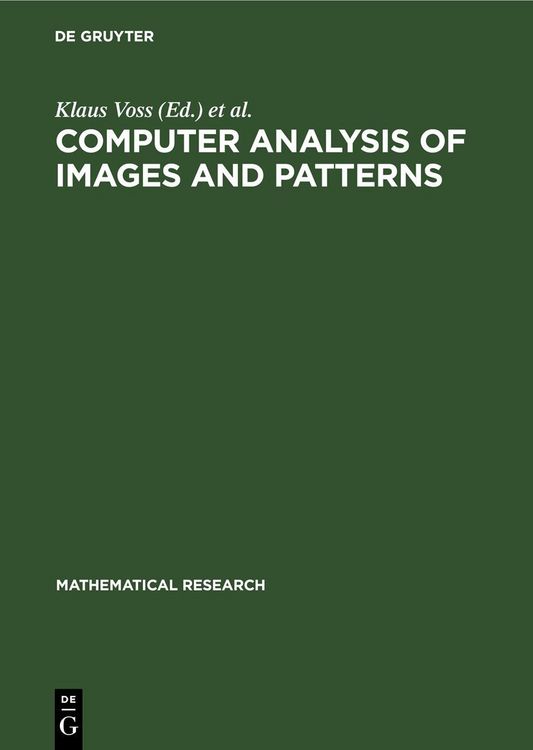 Produktbild: Computer Analysis of Images and Patterns