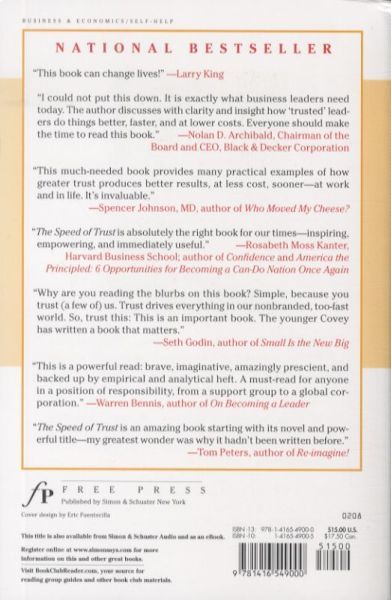 Produktbild: The Speed of Trust