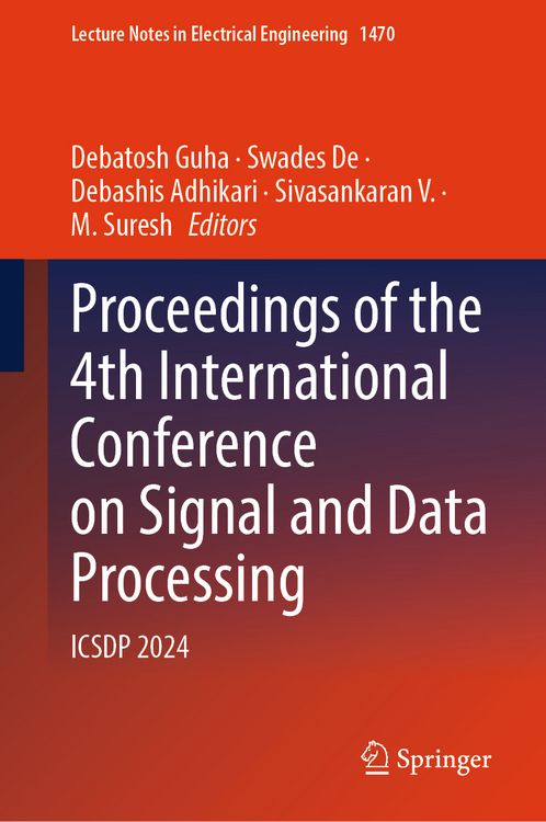 Produktbild: Proceedings of the 4th International Conference on Signal and Data Processing