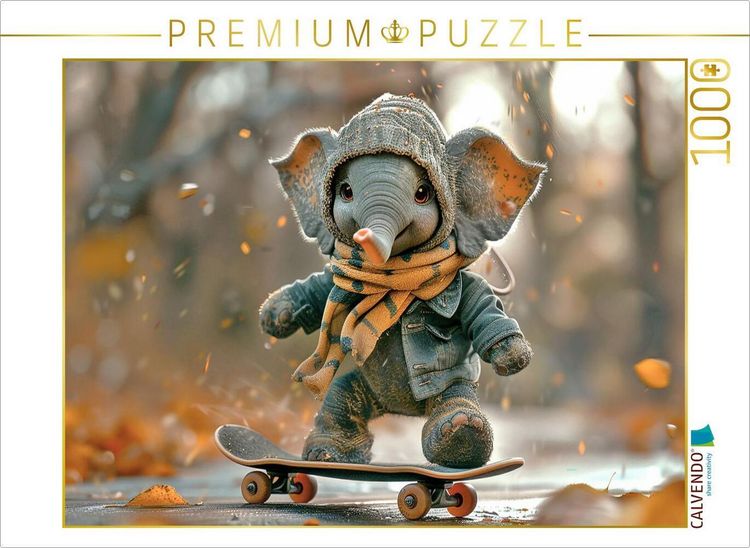 Produktbild: CALVENDO Puzzle Der Skater | 1000 Teile Lege-Gr&ouml;&szlig;e 64x48cm Foto-Puzzle f&uuml;r gl&uuml;ckliche Stunden