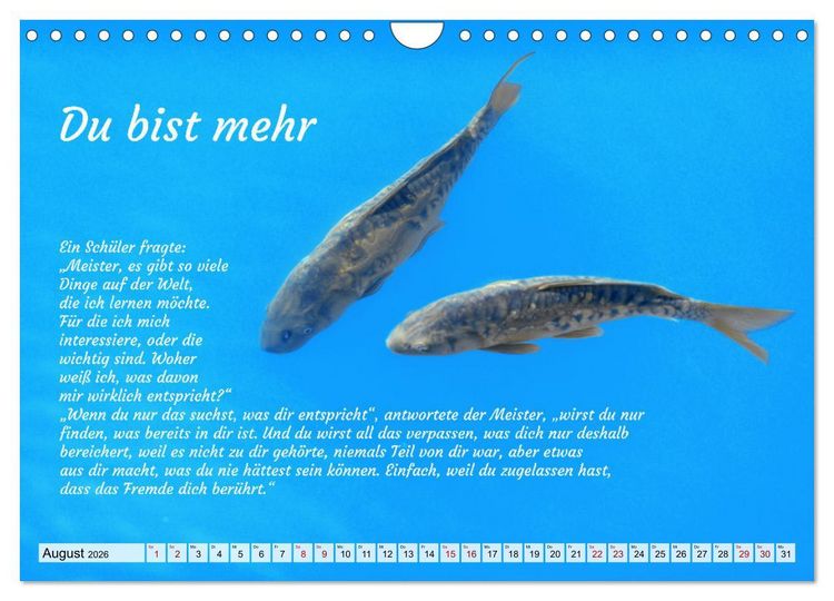 Produktbild: Und der Zen-Meister sprach (Wandkalender 2026 DIN A4 quer), CALVENDO Monatskalender