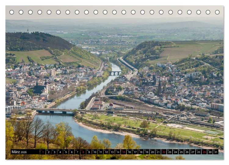 Produktbild: Rheinsteig Impressionen III (Tischkalender 2026 DIN A5 quer), CALVENDO Monatskalender