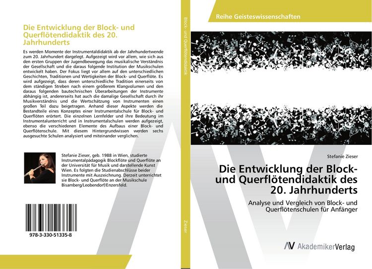 Produktbild: Die Entwicklung der Block- und Querfl&ouml;tendidaktik des 20. Jahrhunderts