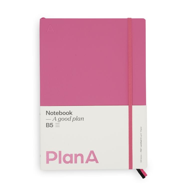 Produktbild: Notizbuch B5 Softcover Candy Pink Liniert, 128 Seiten