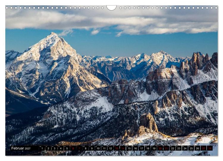 Produktbild: Lagazuoi Dolomiten (Wandkalender 2027 DIN A3 quer), CALVENDO Monatskalender