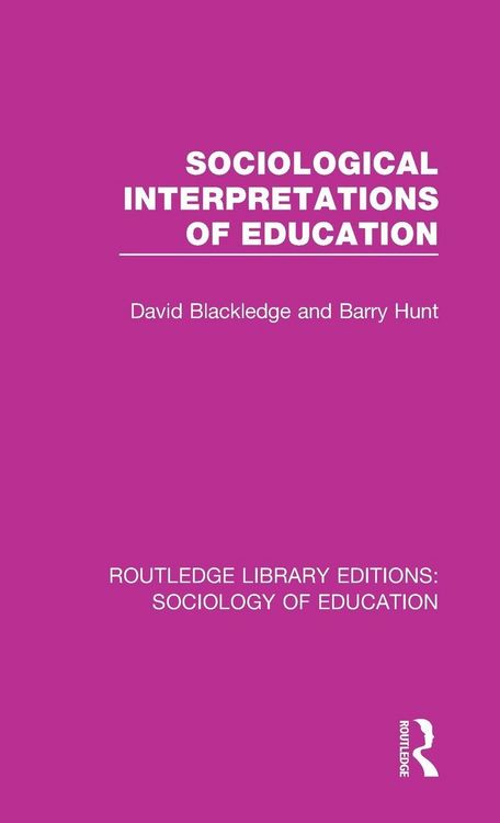 Produktbild: Sociological Interpretations of Education