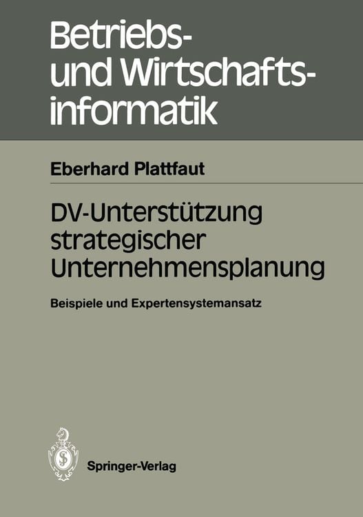 Produktbild: DV-Unterst&uuml;tzung strategischer Unternehmensplanung