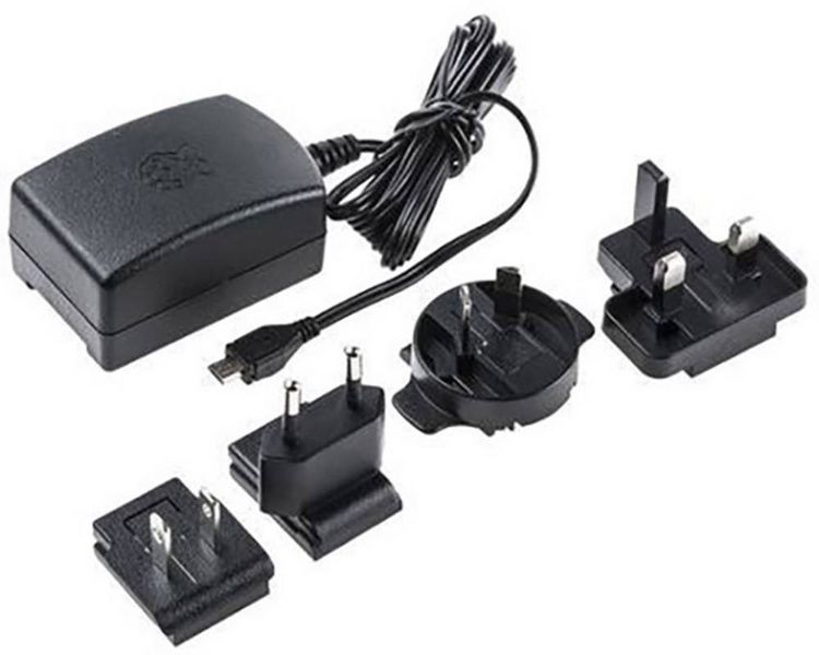 Produktbild: Raspberry Pi&reg; T5989DV Steckernetzteil, Festspannung Passend f&uuml;r (Entwicklungskits): Raspberry Pi&reg; Ausgangsstrom (max.) 2500 mA 1 x USB 2.0 Stecker