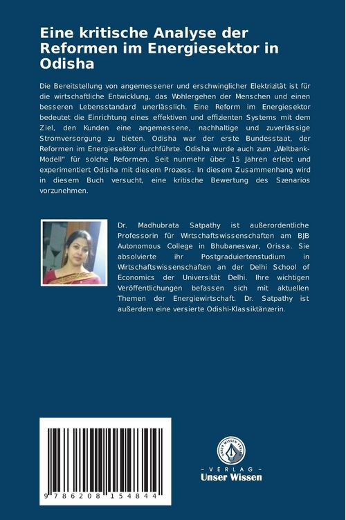 Produktbild: Eine kritische Analyse der Reformen im Energiesektor in Odisha