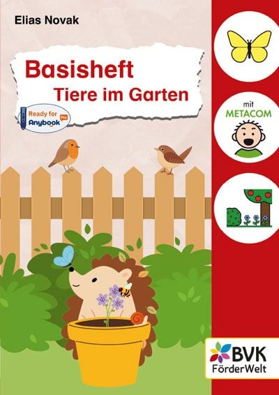 Produktbild: Basisheft Tiere im Garten