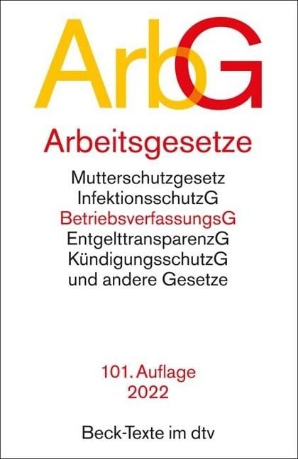 Produktbild: Arbeitsgesetze