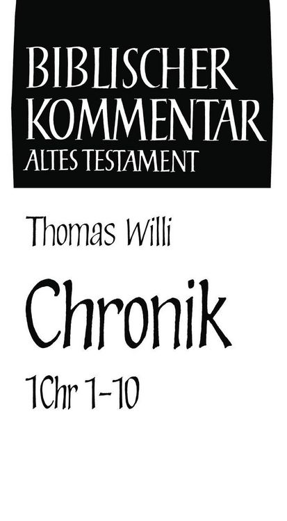 Produktbild: Chronik (1 Chr 1,1-10,14)