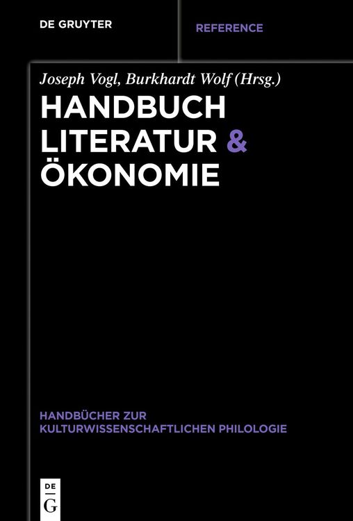 Produktbild: Handbuch Literatur & &Ouml;konomie