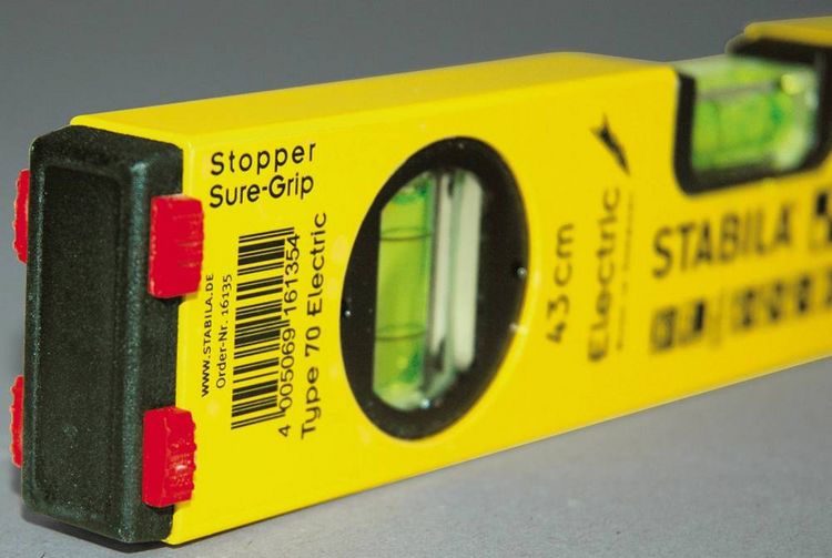 Produktbild: Stabila Type 70 Electric 16135/4 Elektriker-Wasserwaage 43 cm 0.5 mm/m