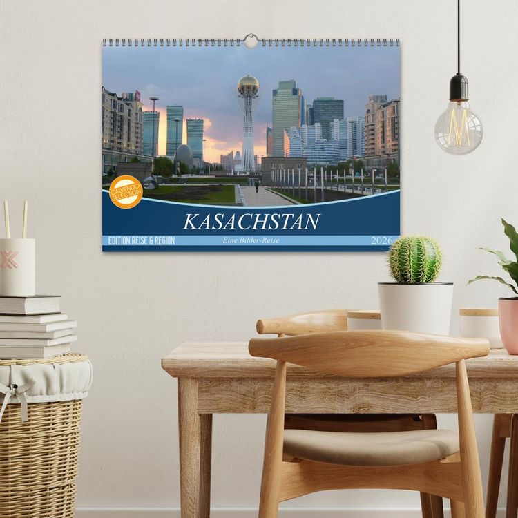 Produktbild: Kasachstan - Eine Bilder-Reise (Wandkalender 2026 DIN A3 quer), CALVENDO Monatskalender
